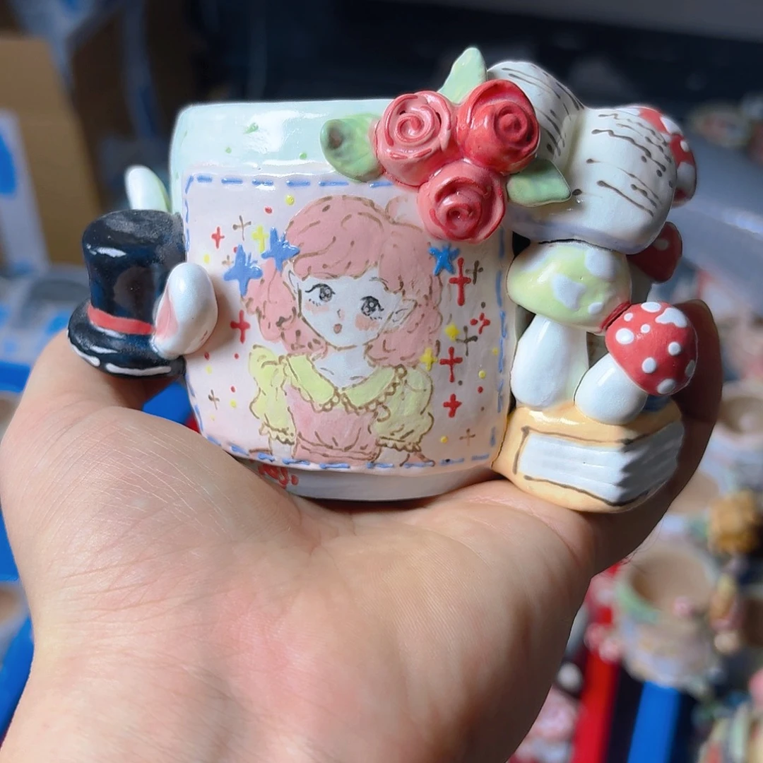 老梧家的手工陶瓷多肉花盆