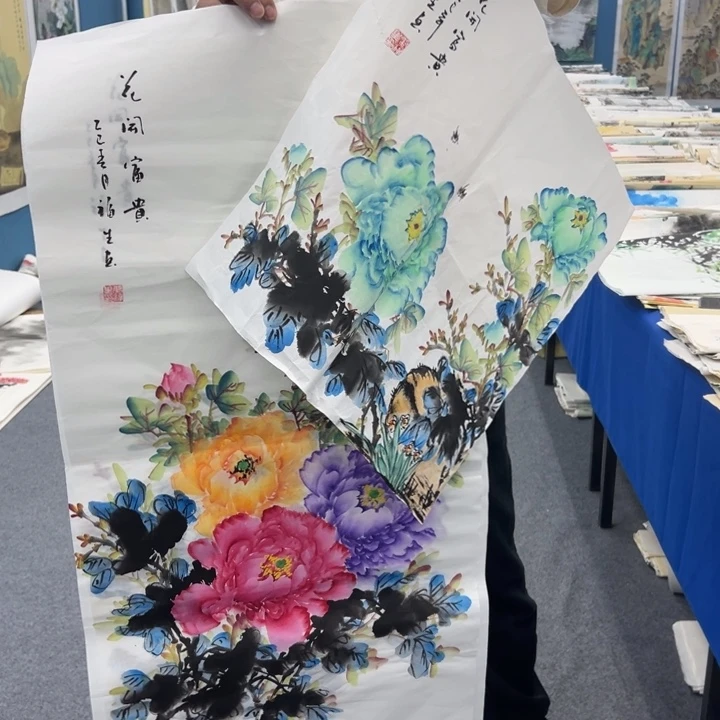 国画宣纸纯手绘字画