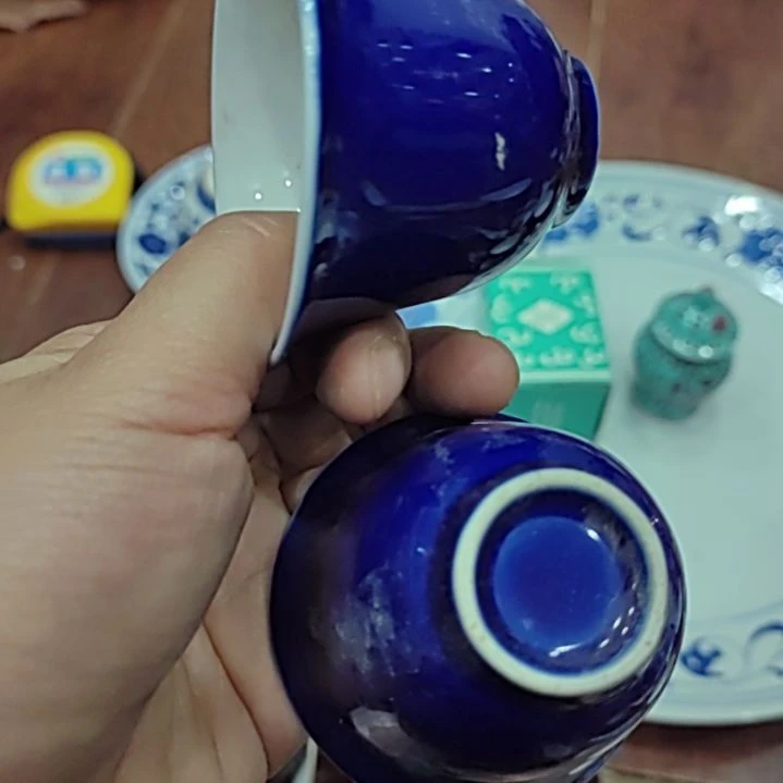 木景德镇茶杯两个