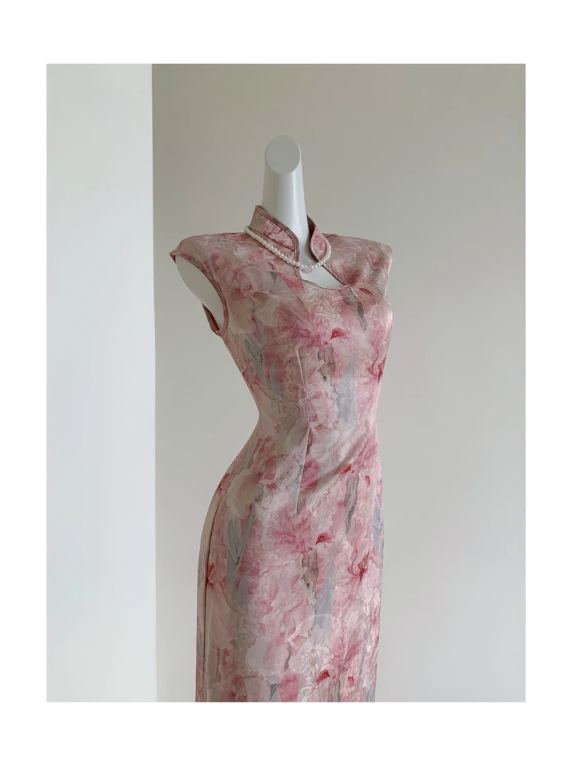 【桃夭】2025新款国风新中式旗袍年轻款日常可穿连衣裙