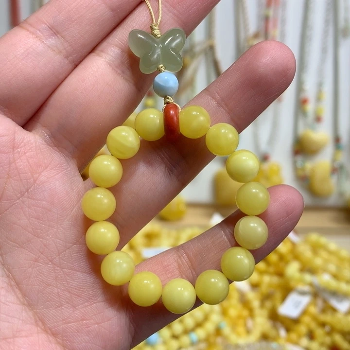 琥珀未镶嵌裸石特价7.8mm