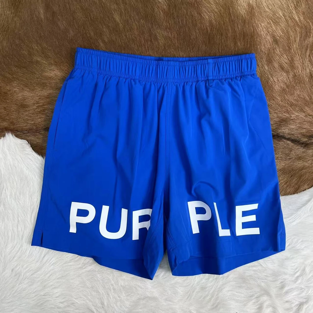 美单 精致高级感 男士克莱因蓝 松紧腰运动短裤中裤 透气网口