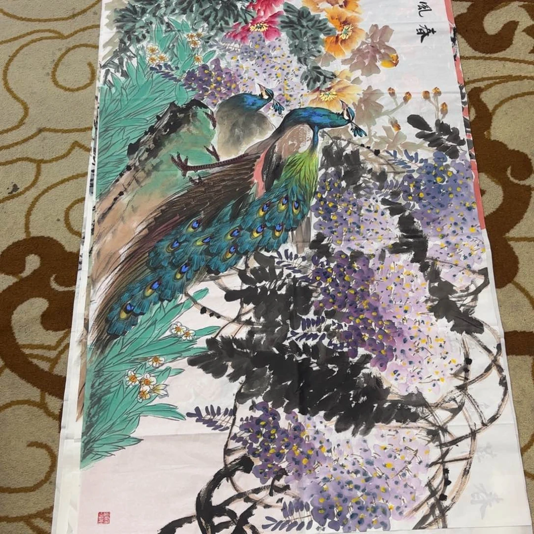 国画王孝华六尺艺