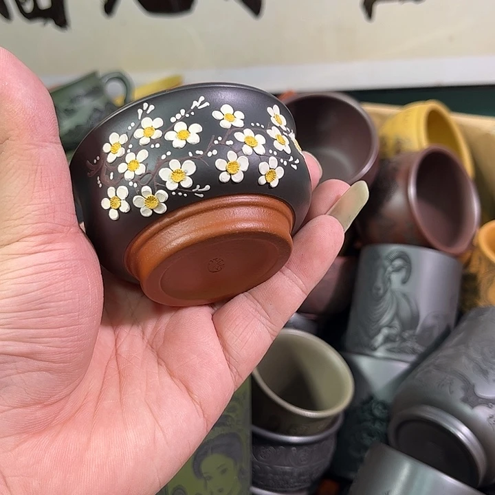 茶杯紫砂全手工紫砂主人杯