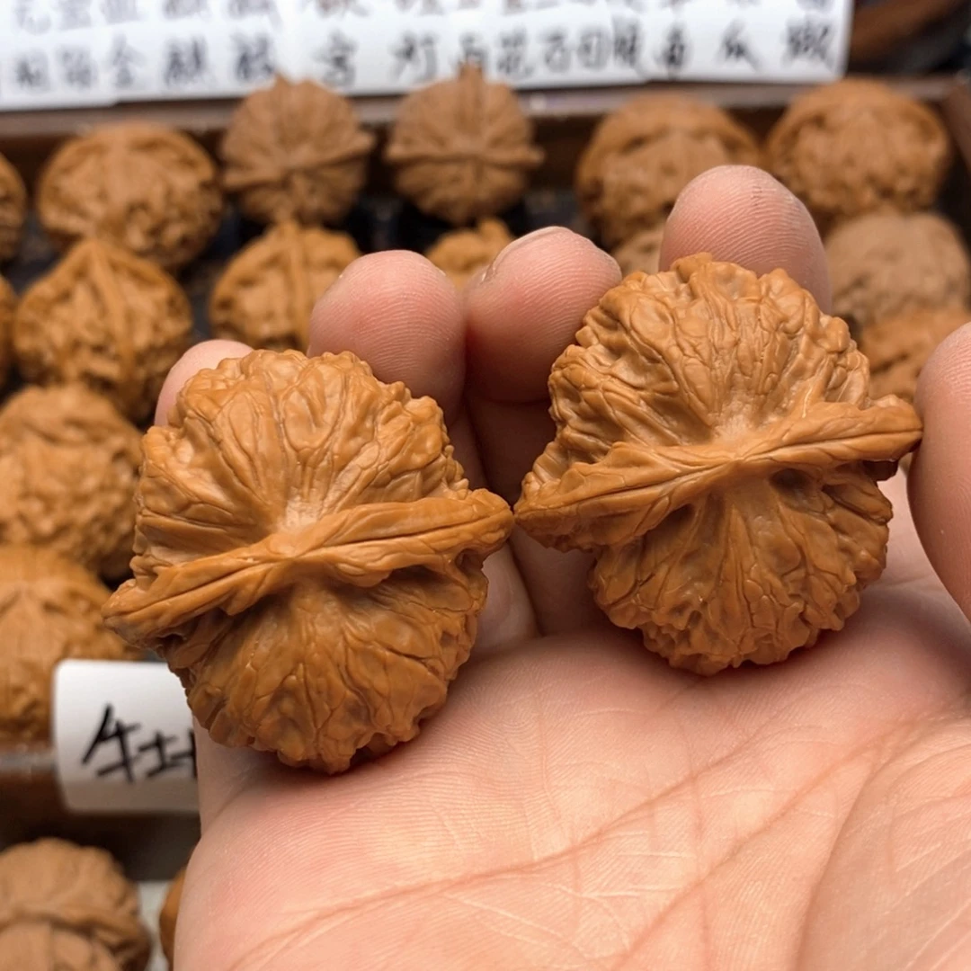 吊坠文玩核桃40尺 全品金麒麟 12