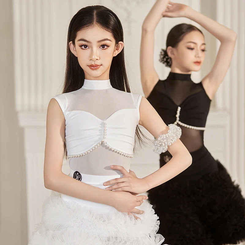 星木漾舞服拉丁舞练习服表演服四件套蛋糕裙摩登裙流苏裙珍珠气质