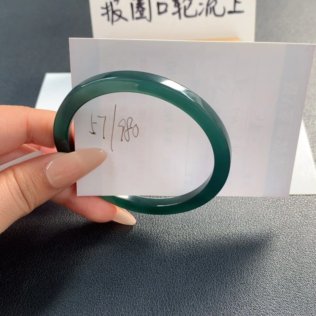 翡翠未镶嵌手镯天然翡翠