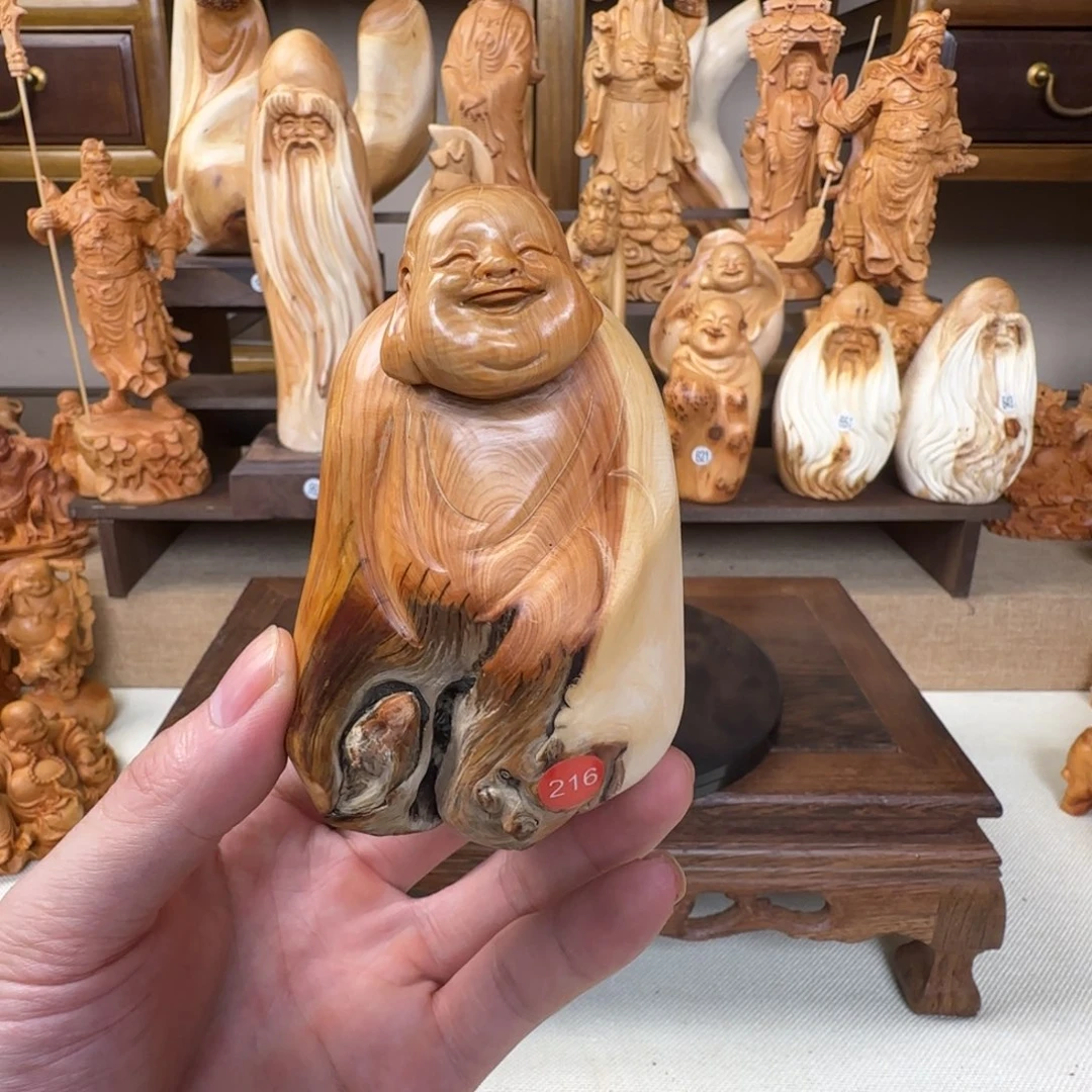 崖柏小木匠艺雕一物一拍