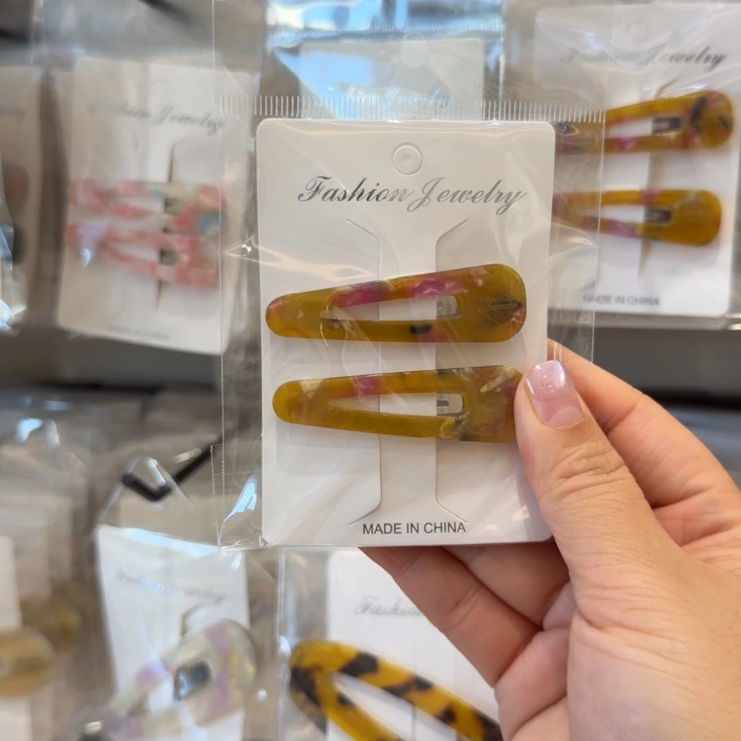 布艺非金属醋酸掰掰夹