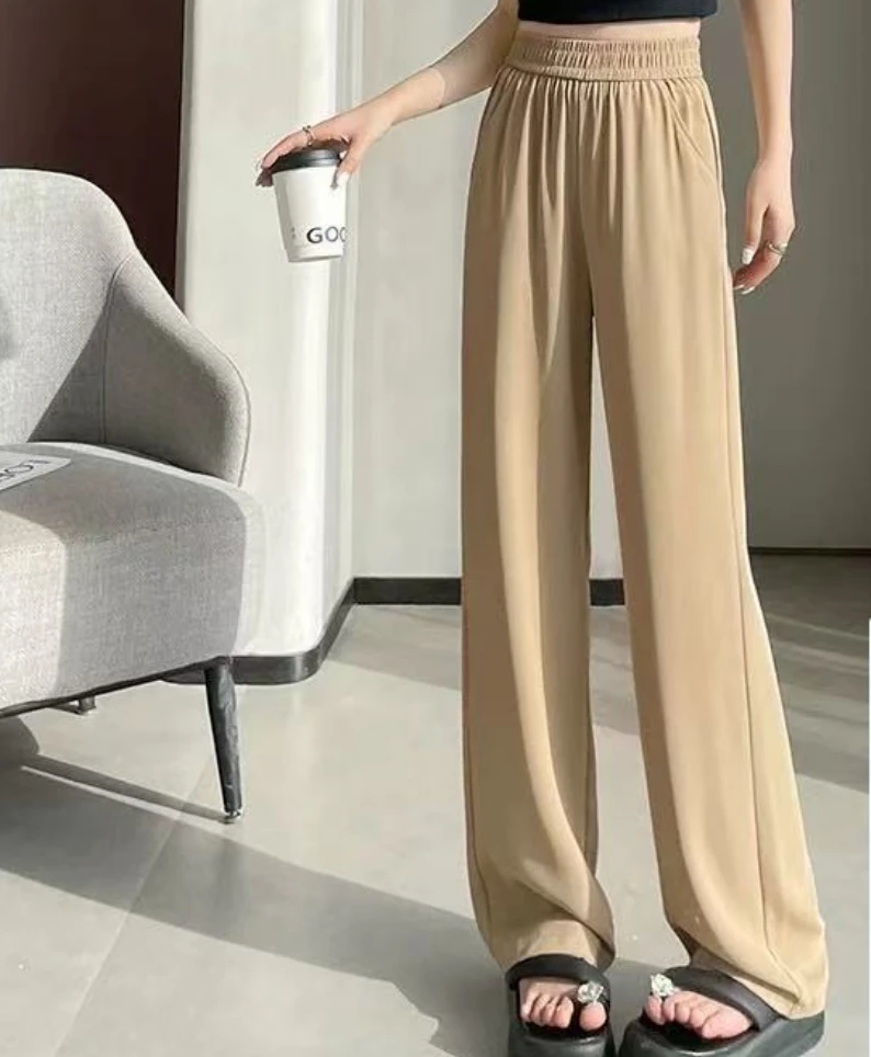 8030女士时尚百搭直筒裤-A539****