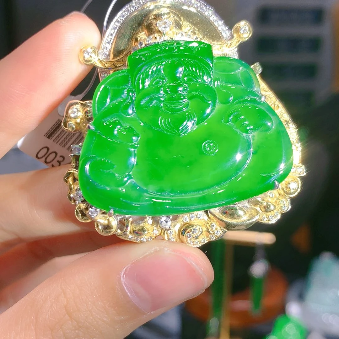 翡翠颈饰银S925镶嵌5甄选qj