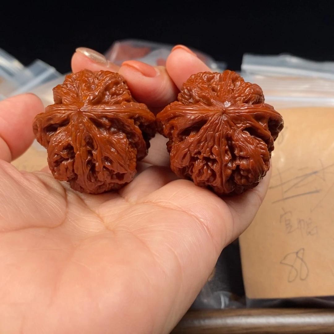 文玩核桃把件粗筋40