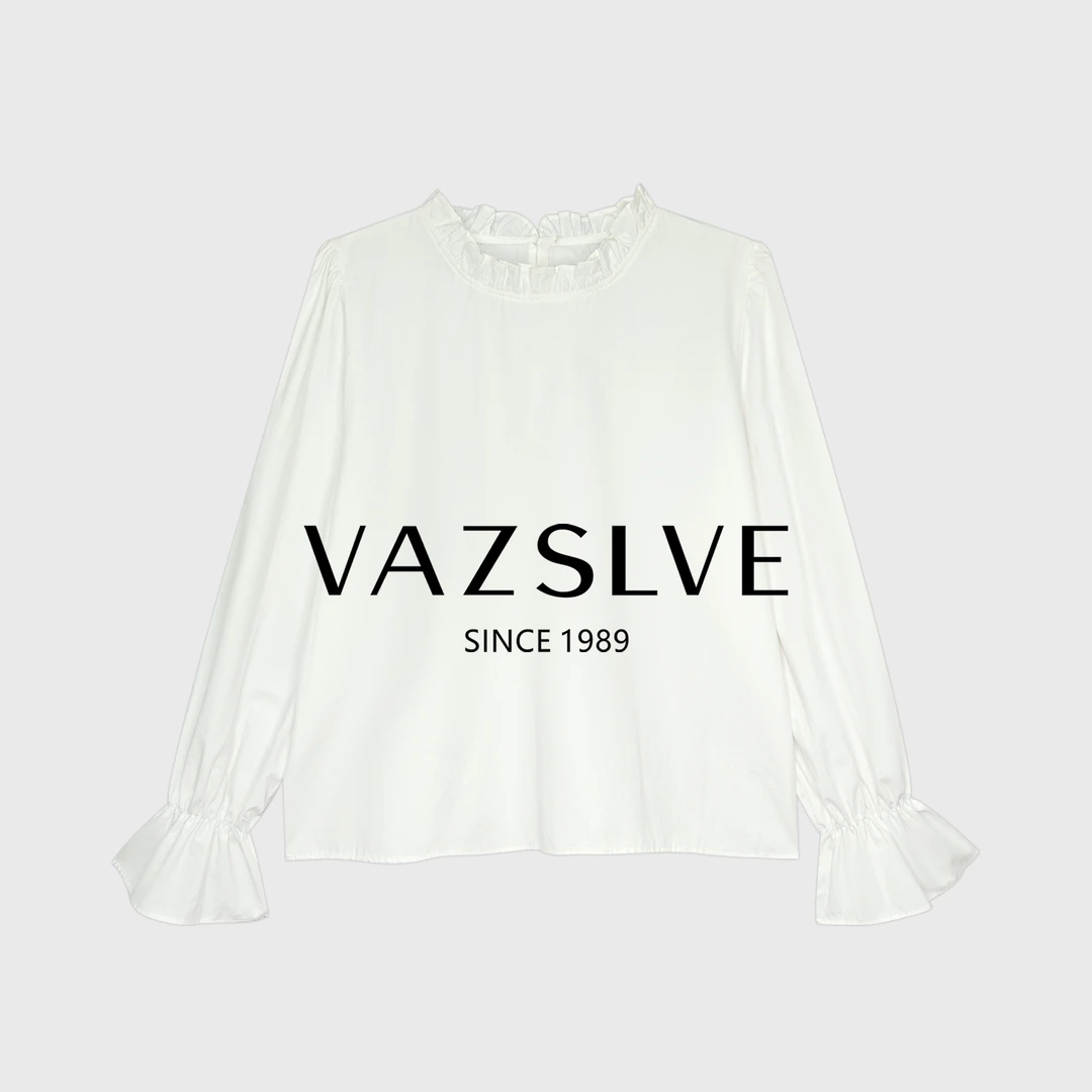【VAZSLVE/全新奢品】捡漏新款小清新文艺设计师休闲纯色T恤T52993