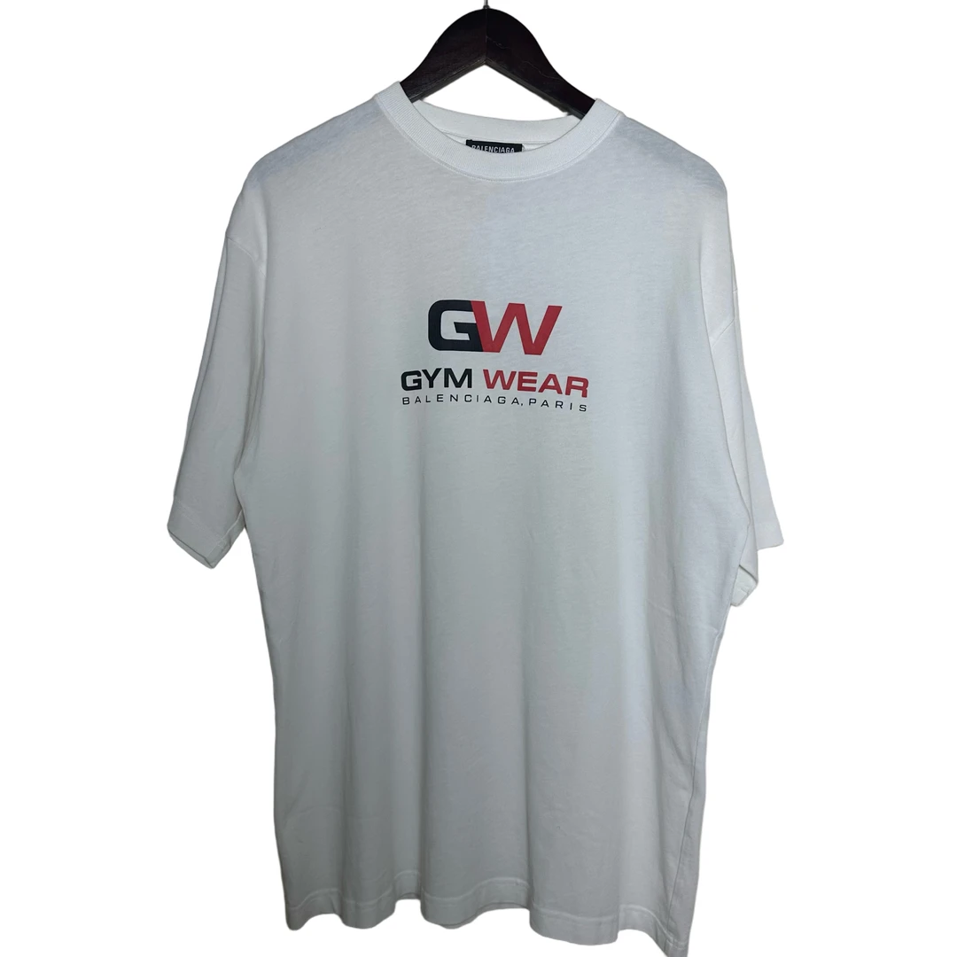 99新 Balenciaga/巴黎世家 巴黎世家GW印花短袖/99新/xs码