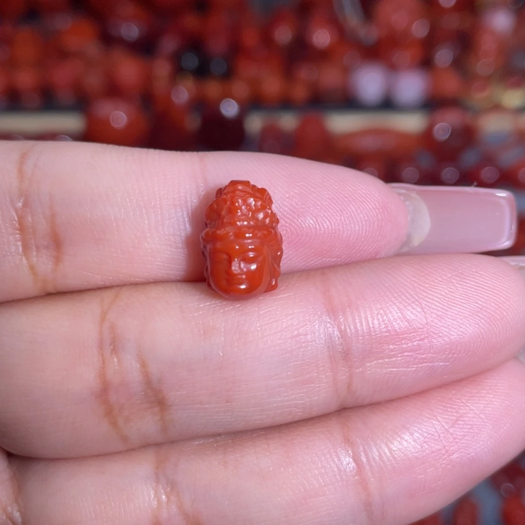 南红玛瑙未镶嵌观音