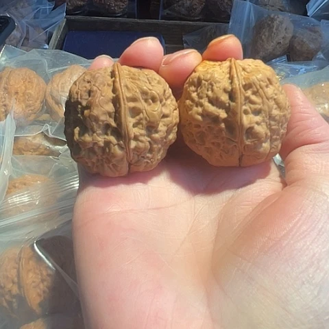 唐***爸文玩核桃把件十八包带彩41