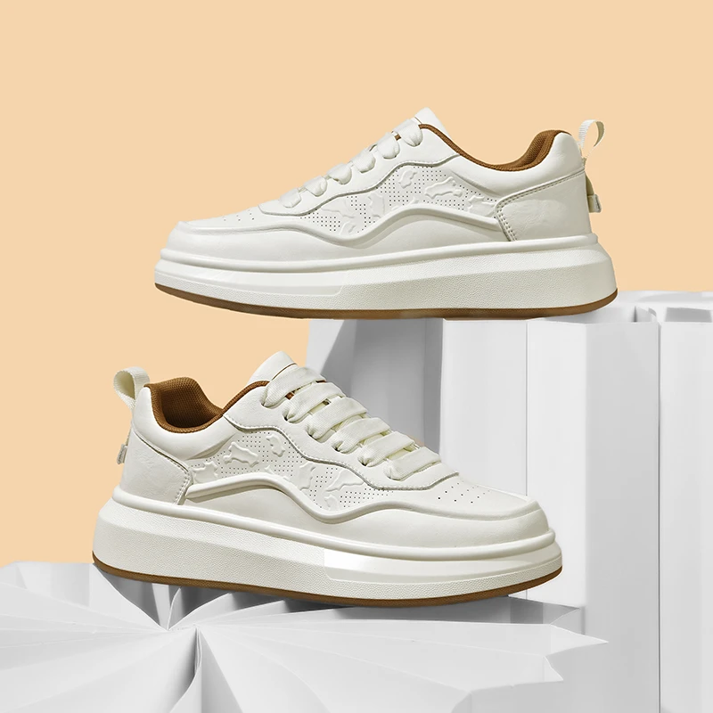 马克华菲夏季男鞋时尚潮流百搭小白鞋运动板鞋男士时尚低帮潮鞋子