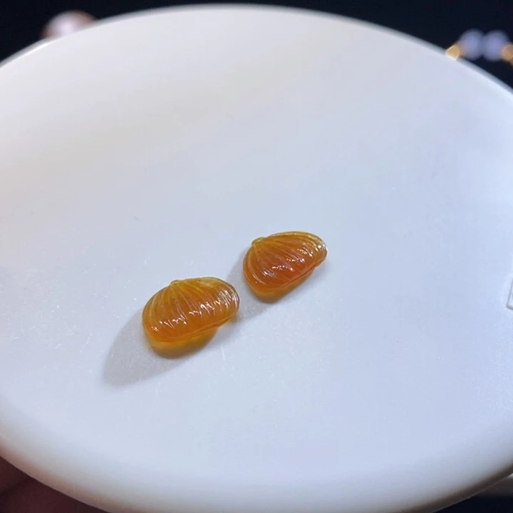 翡翠未镶嵌吊坠(不含链)翡翠冰红福贝