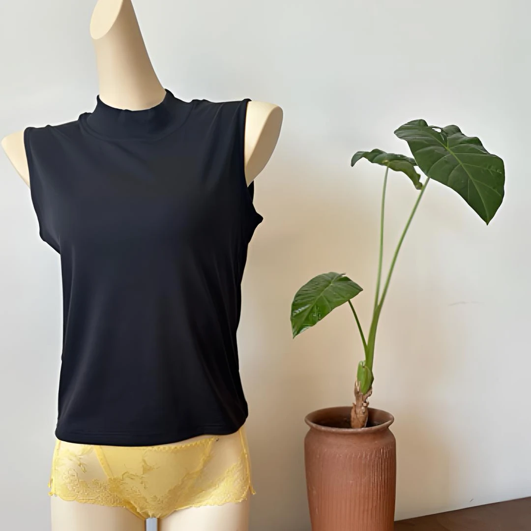 宽纱兰精莫代尔 长绒棉吊带背心 柔软 顺滑 吸湿排汗