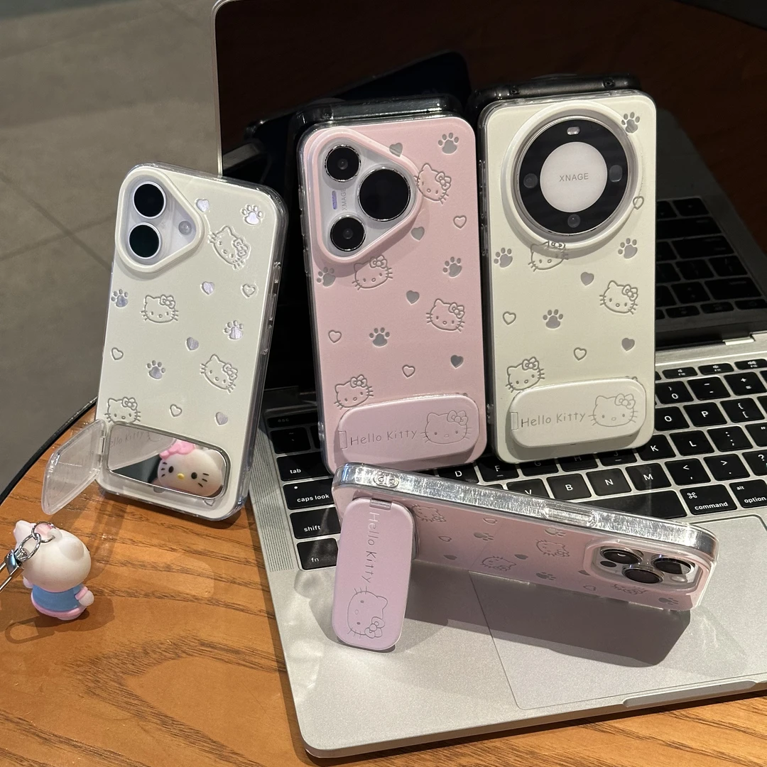 欧克里里kitty小爪子支架适用苹果17/16手机壳华为vivo小米15oppo