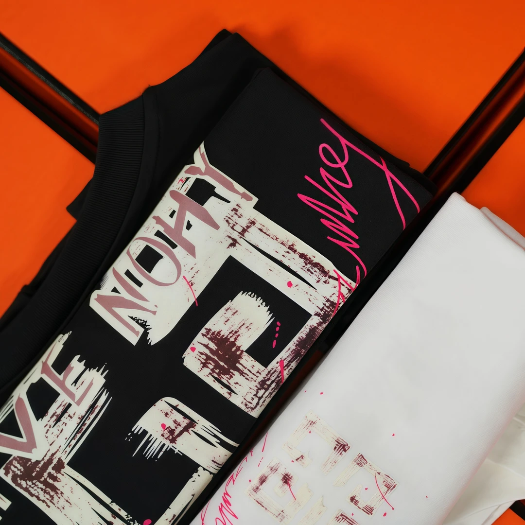 【37号-圆领T恤】重磅奢品男女款潮流圆领休闲T恤