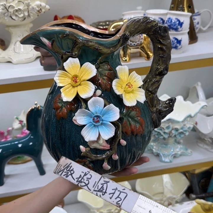 瓷片陶瓷工艺花瓶摆件