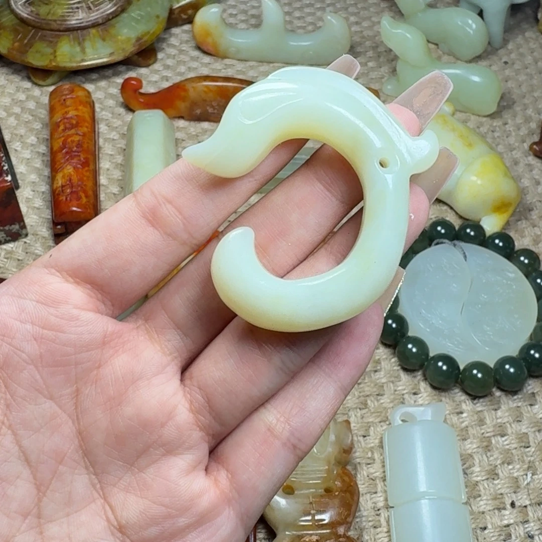 白玉菩提吊坠挂件
