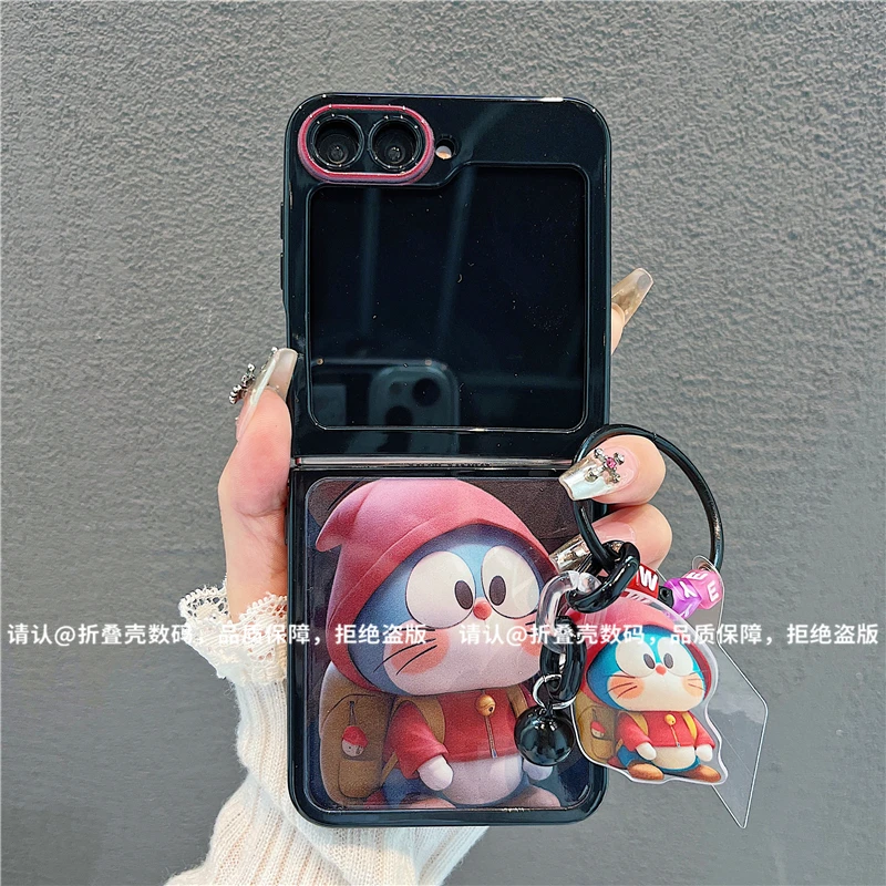 （三星zflip6系列)折叠奶油壳适用三星zflip6/三星zflip5手机壳潮