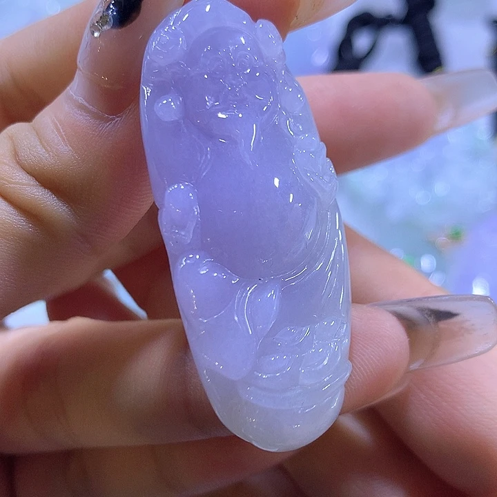 颈饰未镶嵌翡翠天然翡翠A货吊坠