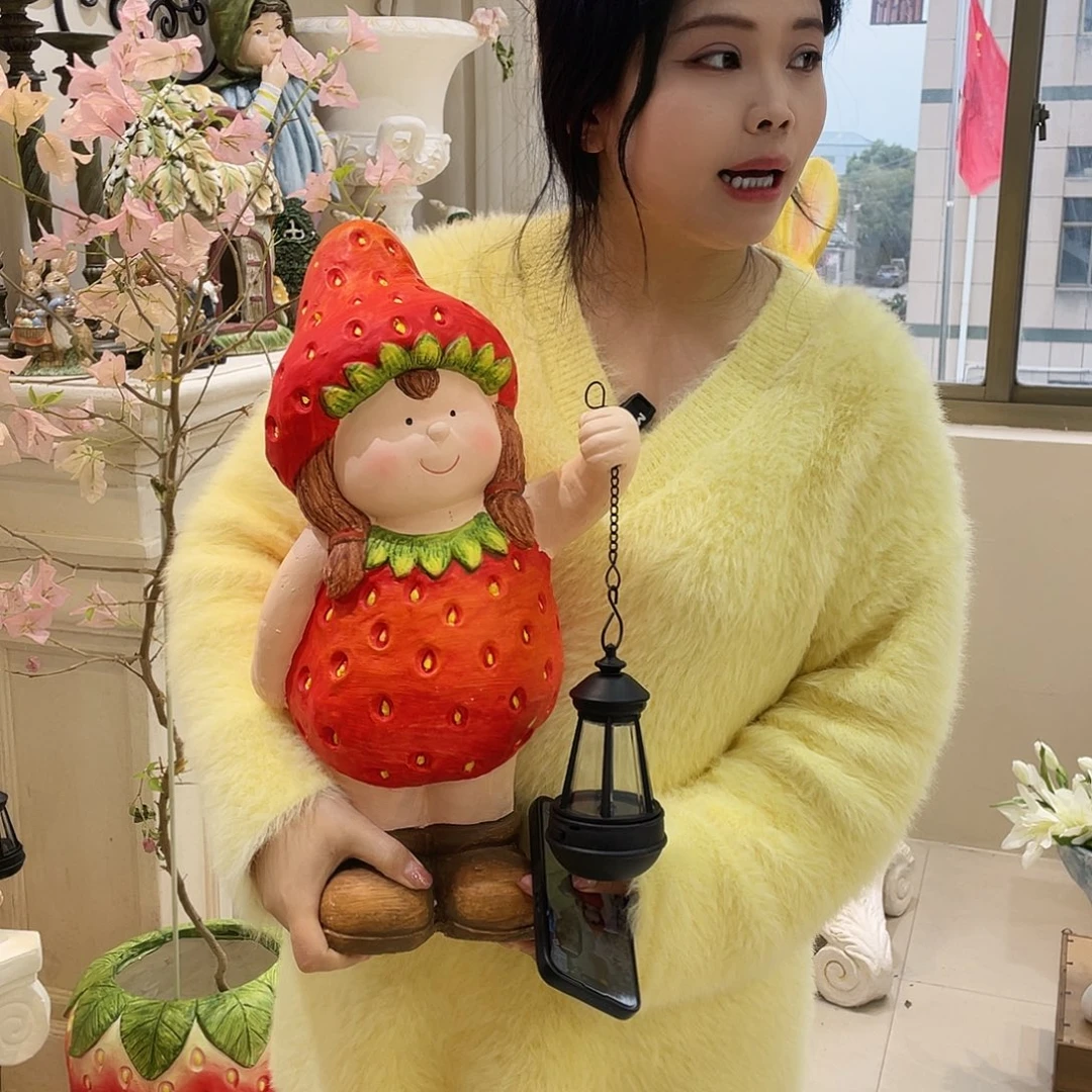 摆件花园摆件红红火火