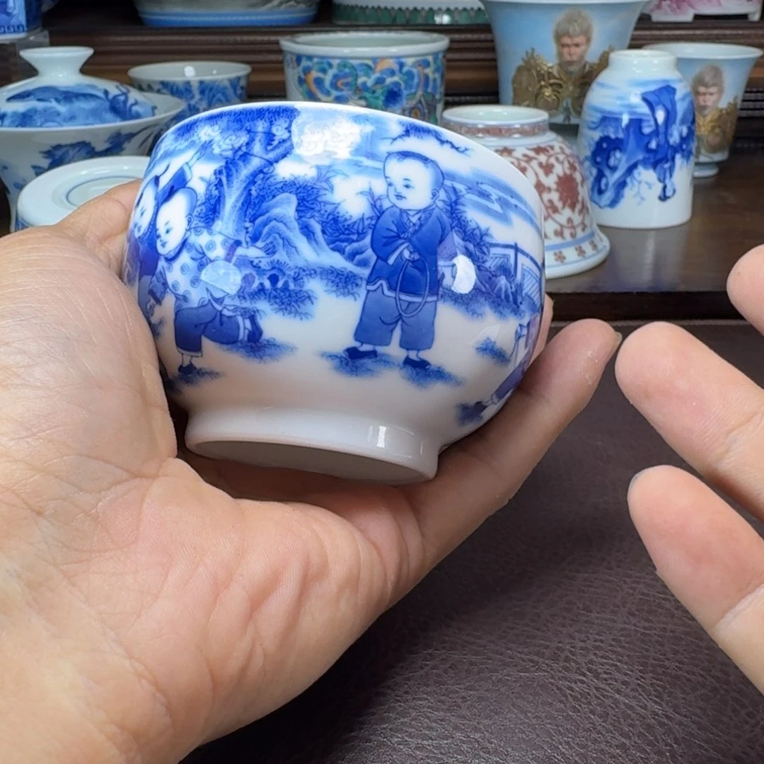 瓷片当代景德镇陶瓷手绘茶具