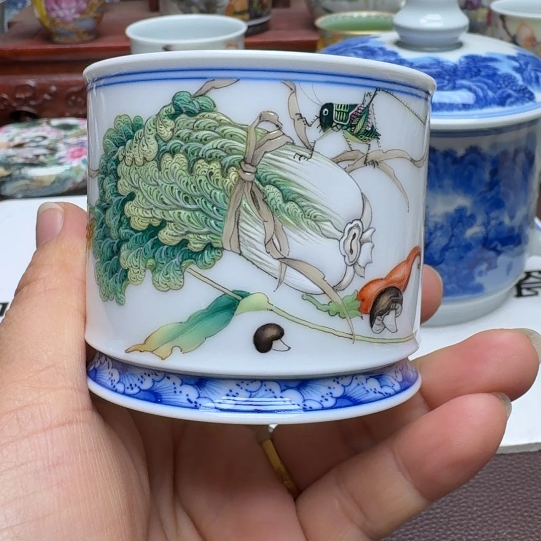 景德镇手工手绘展示