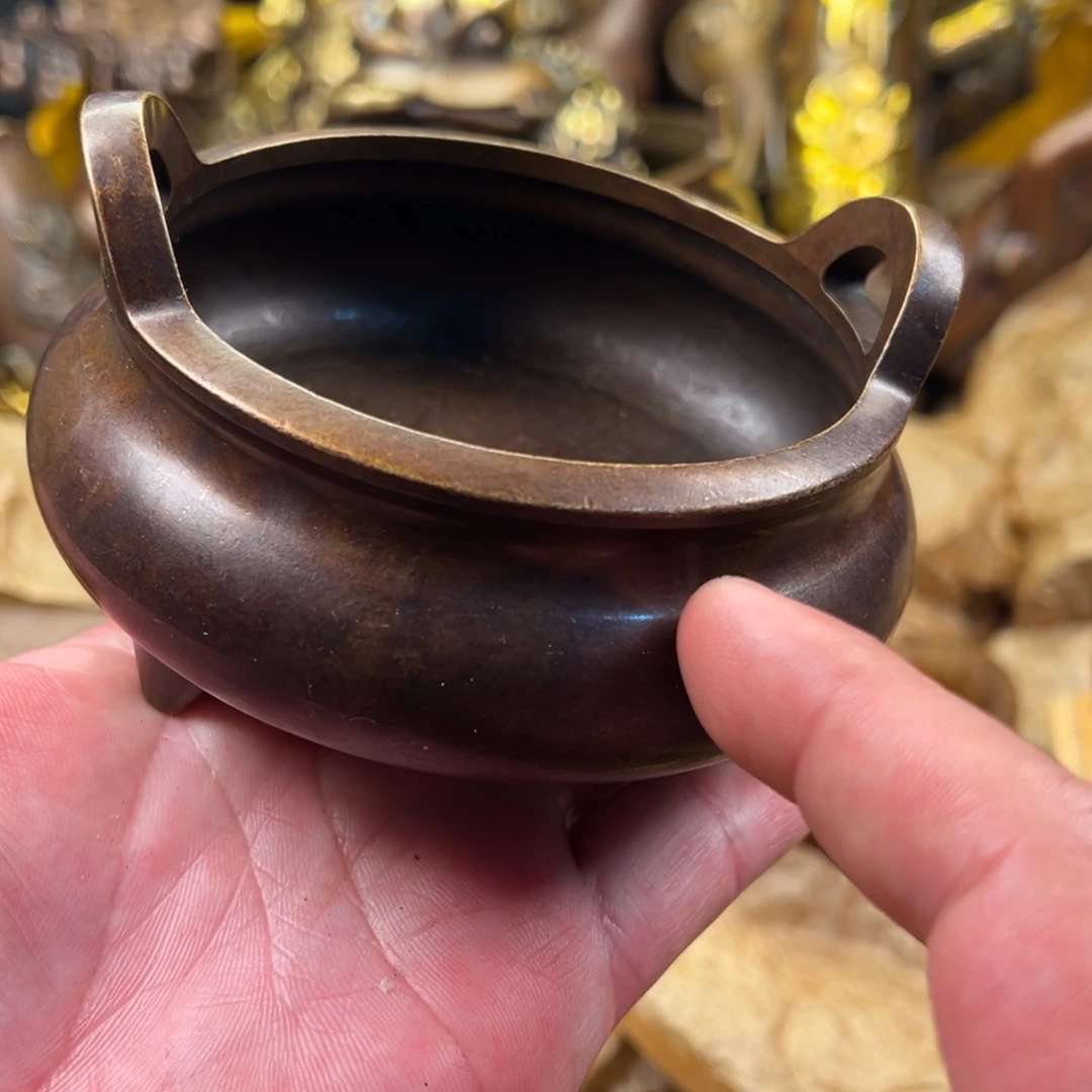 茶壶香炉铜器摆件