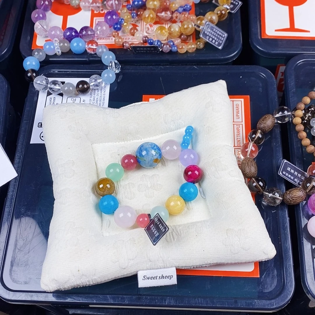 水晶手链银S925镶嵌