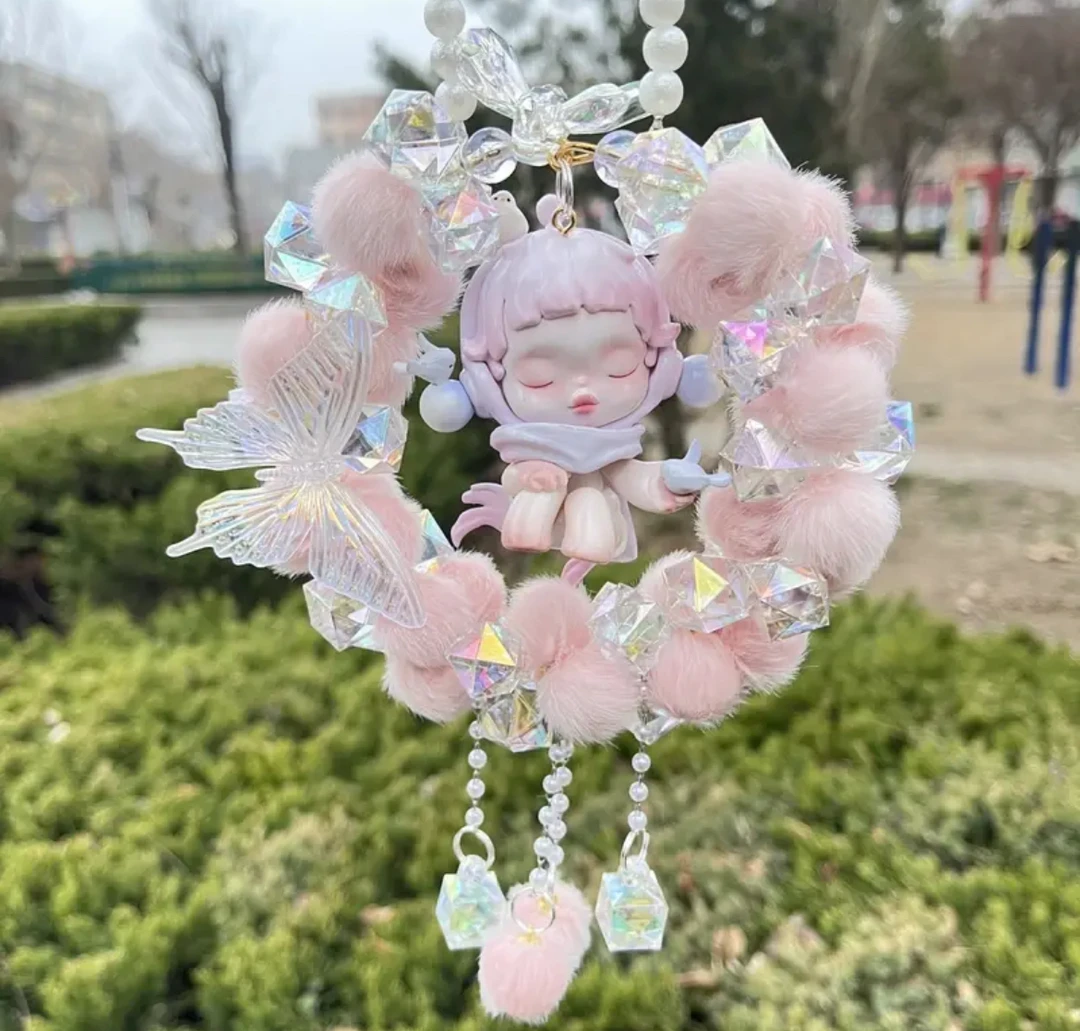 3月麻婷 家居办公书桌挂饰 挂件 麻婷专属 重工车挂手工DIY车挂