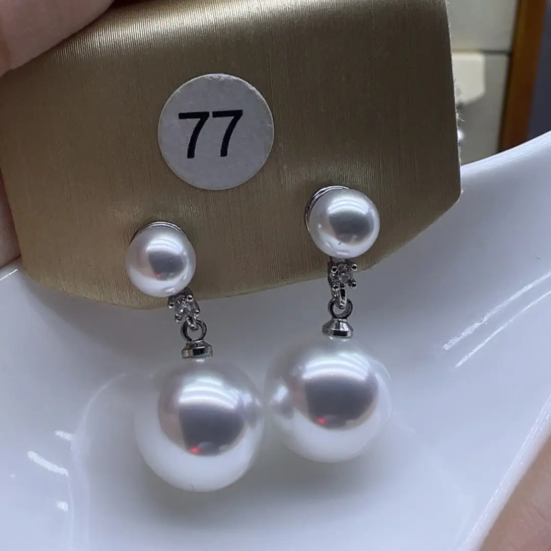 耳饰未镶嵌淡水珍珠
