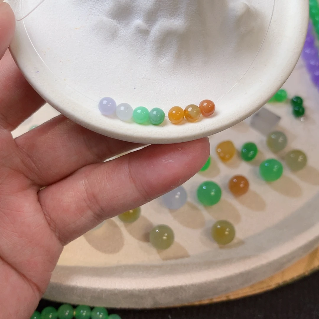 翡翠散珠包邮包邮