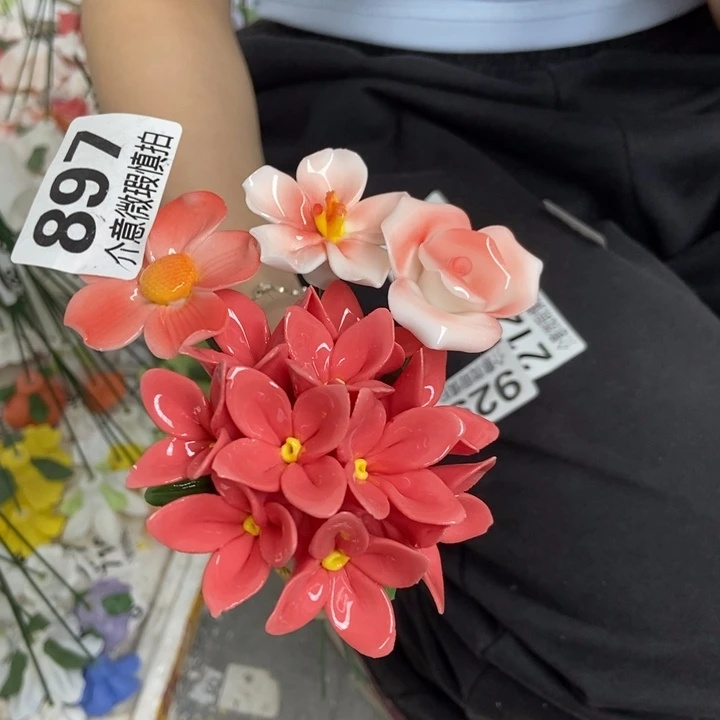 杯手工制作陶瓷花