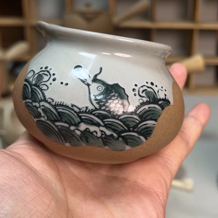 壶老段烧陶瓷茶器