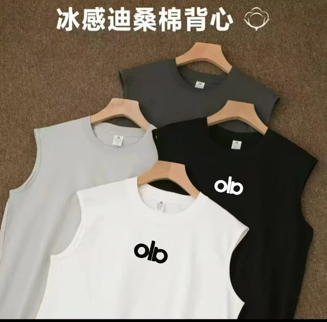 OLD新款潮款时尚运动夏季无袖迪桑棉宽松时尚百搭男款背心