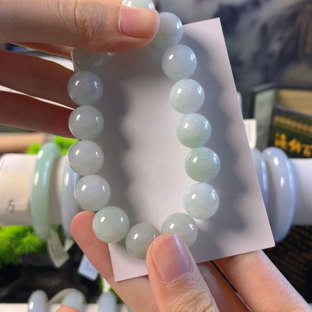 翡翠手串未镶嵌多样性发1