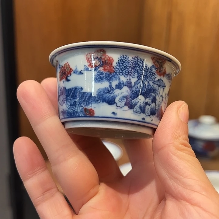 臻玉古坊原矿孔雀石釉里红