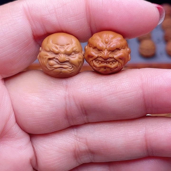 猴头核桃吊坠王*七你要