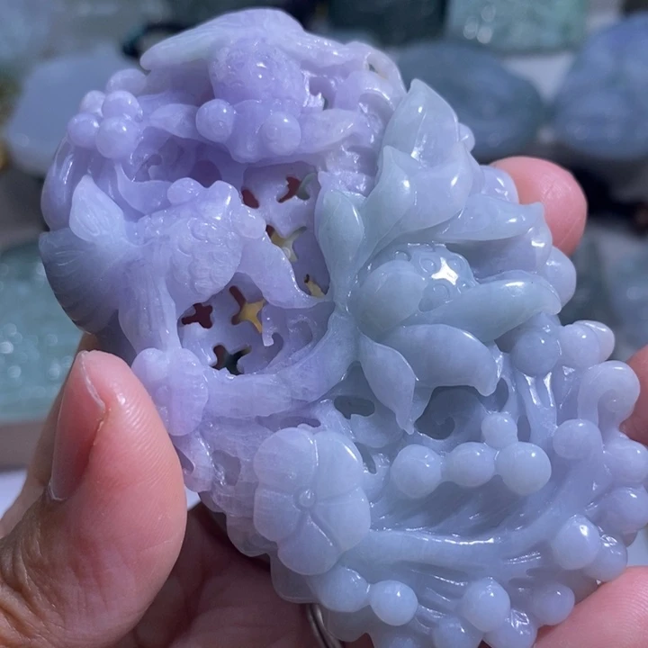 【闪购商品】颈饰未镶嵌翡翠鱼