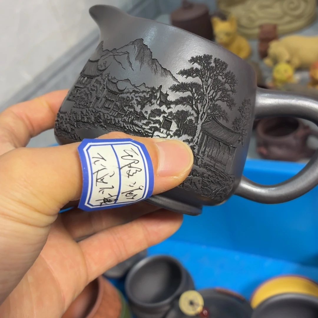 茶杯紫砂瑕疵不退不换介意勿拍