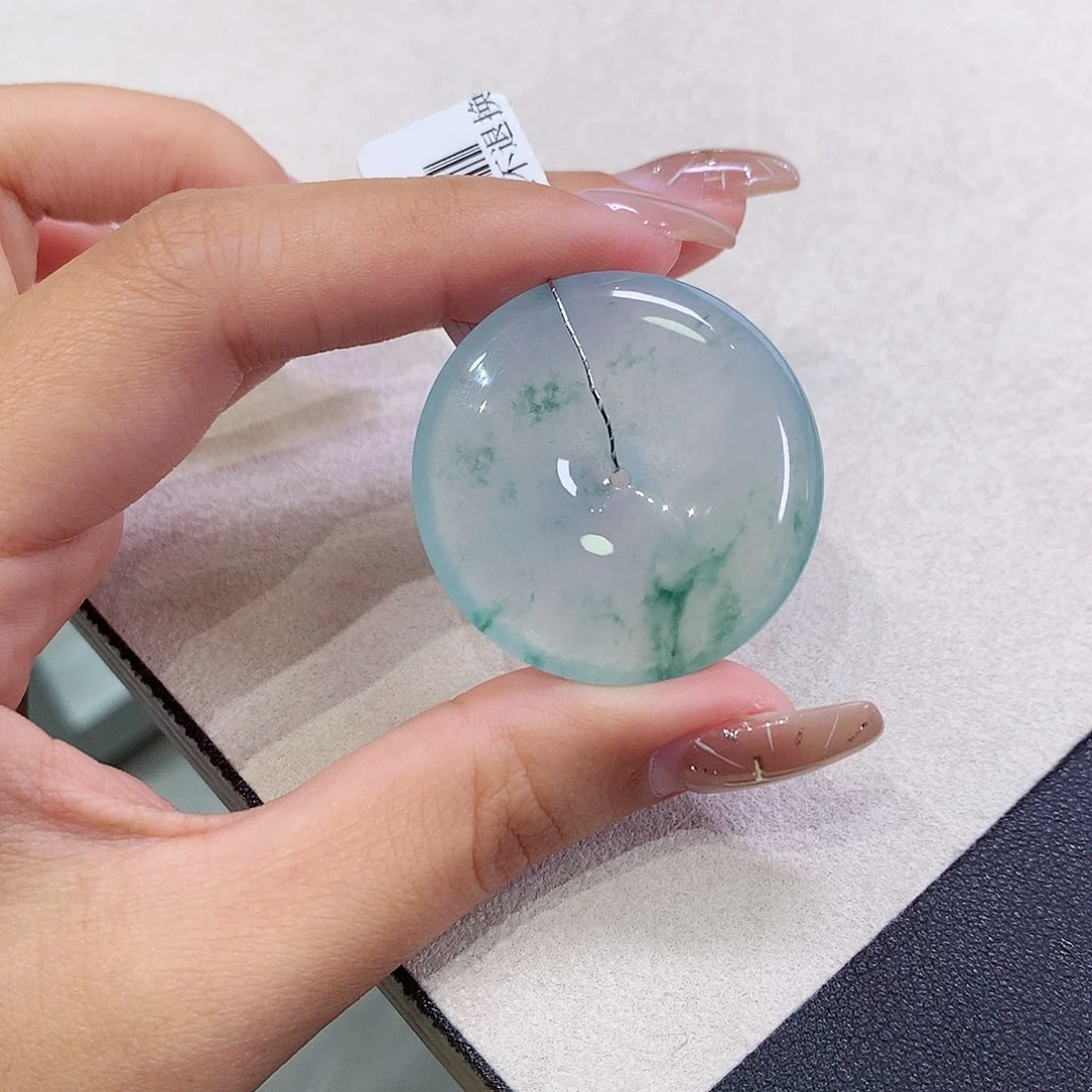 翡翠未镶嵌吊坠(不含链)35.1-5.6