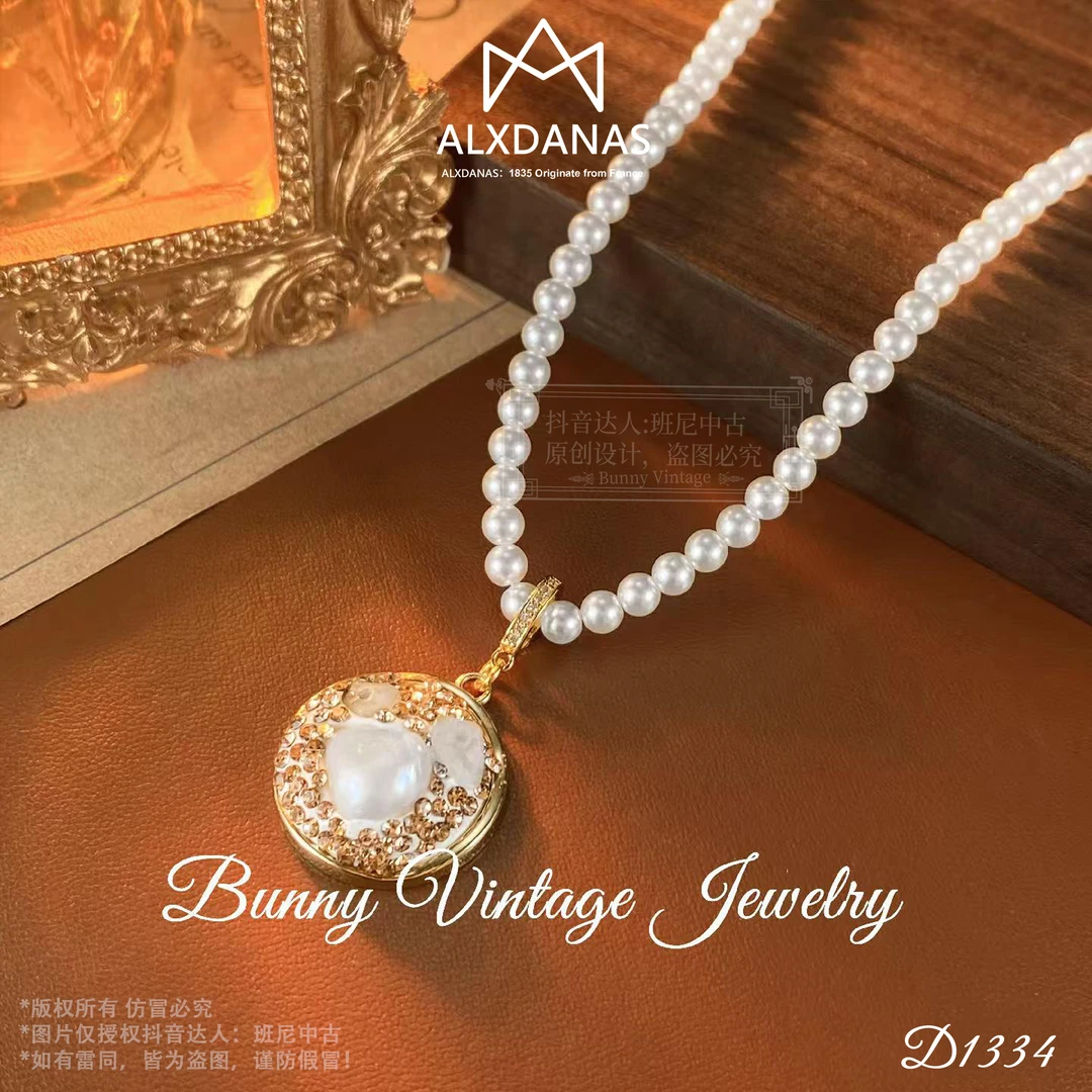 镀K金D1334 法 【QUEEN】秋冬ALIX Luis Danas 项链