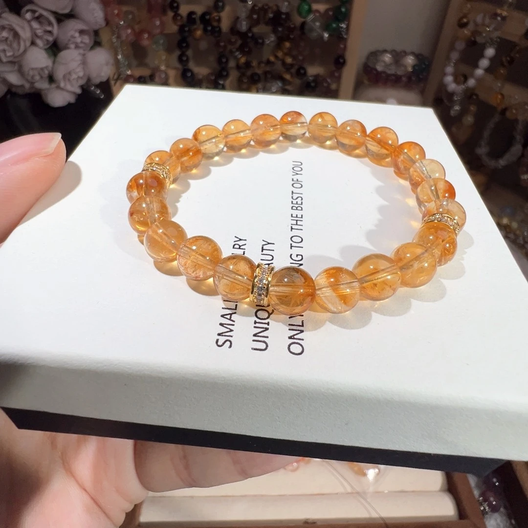 水晶手绳未镶嵌黄塔晶