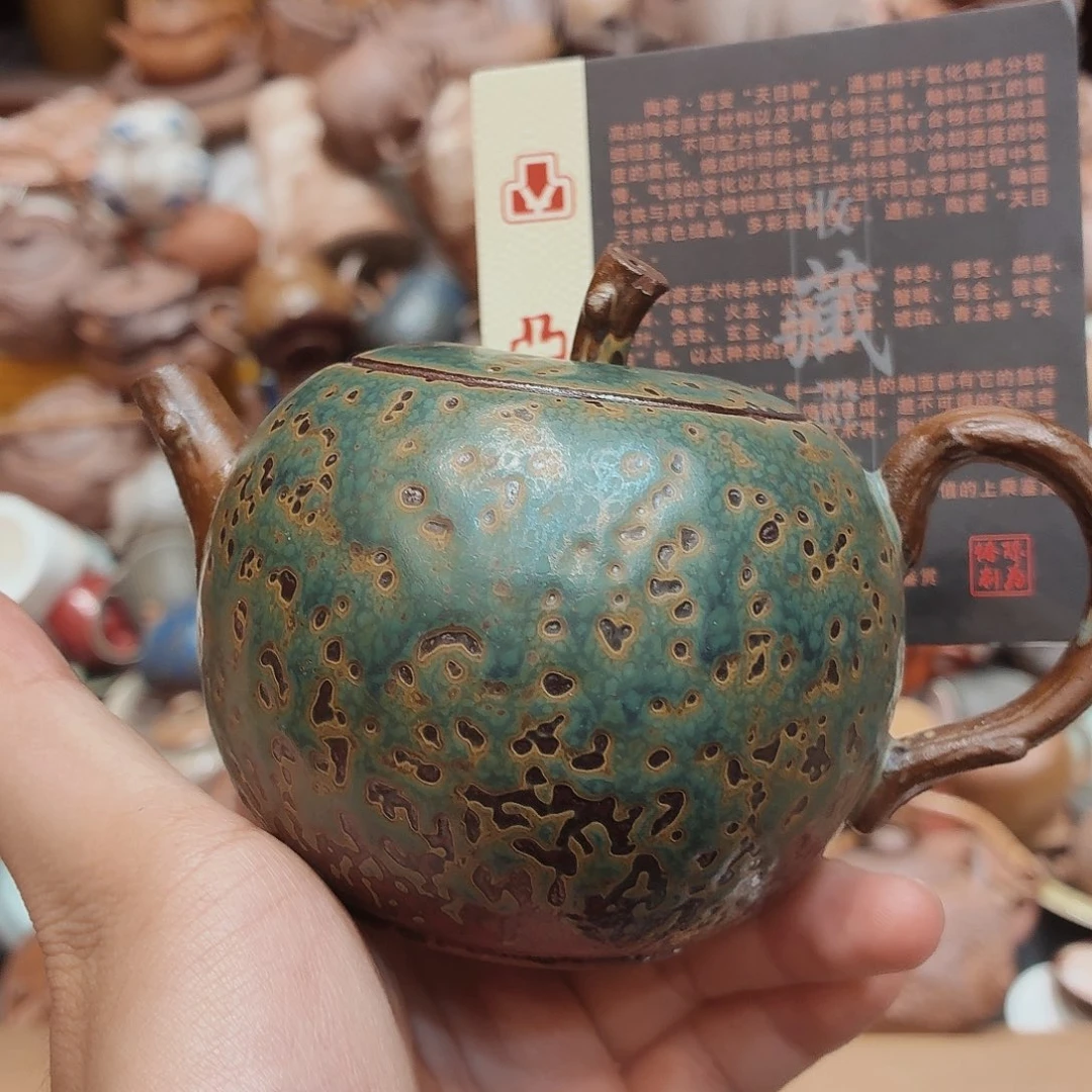 柴烧老岩泥高温茶器皿