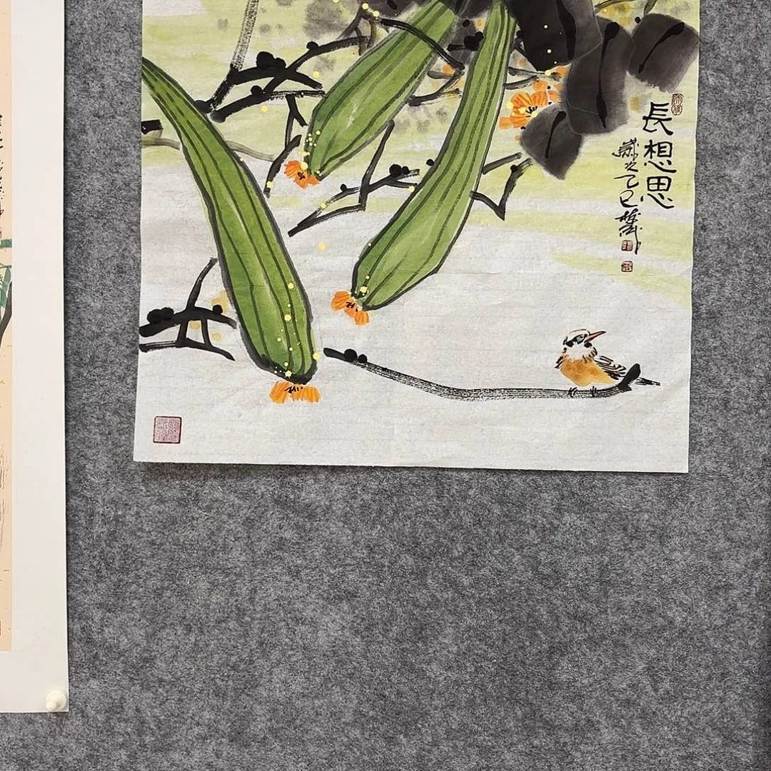 张树茂国画花鸟作品